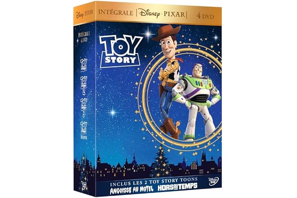 Toy Story - Coffret 4 DVD : Toy Story 1, 2 et 3 + Angoisse au motel + Hors du temps