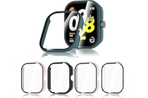 Hianjoo 5 sztuk etui ze szkła hartowanego kompatybilne z Xiaomi Redmi Watch 4, ochraniacz ekranu komputera kompatybilny z Xiaomi Redmi Watch 4