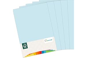 ‎CS WEBKONTOR MADE IN EU 20 Blatt farbiges Papier EISBLAU A4 80 g/m² CS Paper - Druckerpapier, Kopierpapier, Universalpapier zum Drucken, Basteln & Falten im Format DIN A4. Papier für den Heim- & Bürobedarf