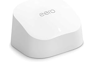 Router wi-fi mesh Amazon eero 6 | Fino a 140 m² | Connessione di oltre 75 dispositivi | Estende la rete eero esistente | Confezione da 1 | Modello 2021