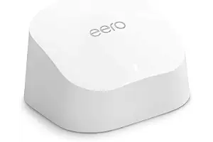 Router wifi de malla eero 6 de Amazon | 140 m2 de cobertura y capacidad para conectar más de 75 dispositivos y expandir tu red eero existente | 1 unidad, modelo de 2021