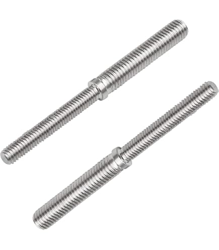 5 Stück Doppelend-Gewindestifte M8x90mm - A2 Edelstahl Schrauben