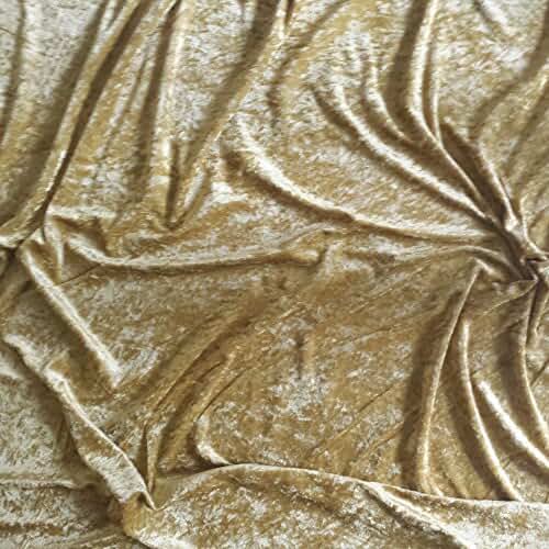 Amazon.co.uk gold crushed velvet curtains