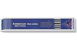 Staedtler Mars Carbon 200-2B ST Wkłady do Ołówków Automatycznych, Szary, 12 Szt.