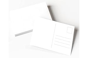 ‎CLEVER POOL Clever Pool, Blanko Postkarten zum Selbstgestalten, Postkarte aus weißem Karton, Postkarten zum Bedrucken (50 x DIN A6)