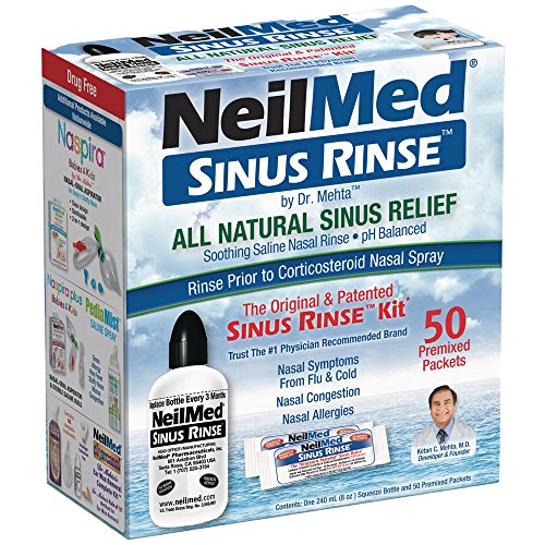 Neilmed original sinus rinse kit with 60 premixed sachets