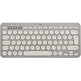 Logitech K380 Tastiera Wireless Bluetooth Multidispositivo, Fino 3 Dispositivi, Compatta,Batteria di 2 Anni - PC, Laptop, Win