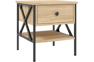 ‎VIDAXL vidaXL Stolik nocny, dąb sonoma, 40x42x45 cm, materiał drewnopochodny