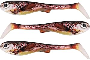 FISHN GRUMPYnature 3Pack - 10gr, 11cm, Ultra Realistic HighResCapture-Design, Esca per Pesca al luccio, Pesca al lucioperca, Pesca al persico, luccio con Esca Morbida