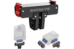 TREABEAR Supporto Adattatore Magnetico per DJI Action, Accessori Action Cam per DJI Osmo Action 5, Attacco Magnetico per DJI Action 5 Pro, Compatibile Utilizzato per DJI Osmo Action 5/4/3/2
