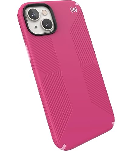Speck CandyShell Grip Custodia Per IPhone 14 (6,1'') | Doppio Strato Con Microban | Compatibile MagSafe | Soft Lilac/Carnation Petal - 4