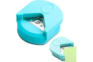 CHENGJIN Cutter Round Corner Pun/ches for Paper Crafts, Professional Multifunctional Portable Corner Rounder Pun/ch (Blue)