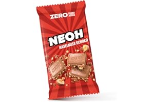‎NEOH NEOH Low Carb Keto Haselnuss-Schokolade | 1g Zucker, 106 kcal pro Portion | Die neue Alternative zu herkömmlichen Süßigkeiten | 1x66g
