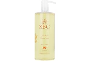 SBC Skincare Arnica Muscle Soak - 1000 ml | Bagnoschiuma Lenitivo per Uomini e Donne | Bagno Vegano all'Arnica per Tensioni Muscolari | Confortante Con Bolle