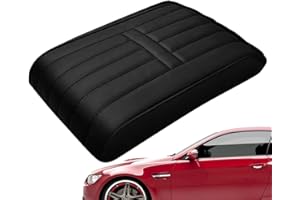 Bavokon Car Center Console Pad,Car Armrest Box Booster Memory Foam Pad | Non-slip PU Leather Arm Rest Covering Pad, Universal Car Center Console Armrest Protection Pad