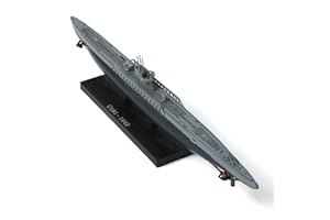 NUOTIE 1/350 U-181-1942 Seconda Guerra Mondiale Sottomarino Kriegsmarine Tedesco Tipo IXD2 U-Boat Modello Warld War II Lega Metallo Pressofuso Modello Militare con Espositore Raccolta Regalo per