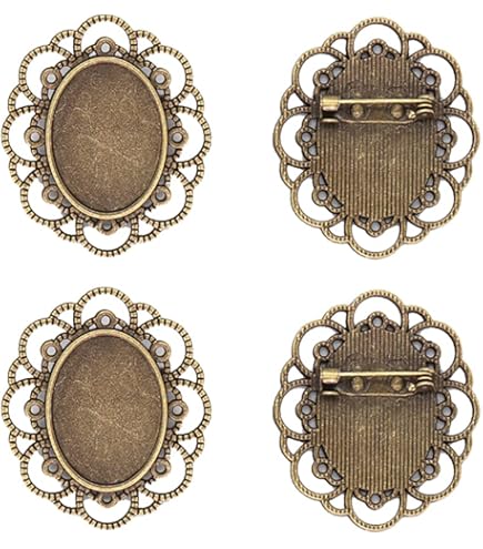 SUNNYCLUE 20 Pièce De 5 Couleurs De Cabochons En Bois Vierges En Vrac De 25mm Blanc Noir Marron Naturel Rond Plateau En Bois De Base Paramètres De Broches Avec Épingle De Sûreté