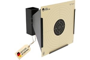 ‎OPTACS OpTacs - Kugelfangkasten 17x17 cm Trichter Ziel aus Metall Kugelfang für Luftgewehr und Airsoft Luftdruckgewehr Zielscheibe