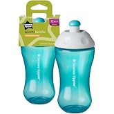 tommee tippee Akıtmaz Damlatmaz Isı Yalıtımlı Sportif Bardak Suluk 300 ML 12AY+ TURKUAZ