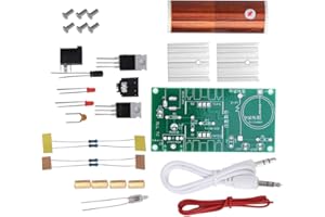 CHENGONG Tesla-Spulenmodul, Lichtbogenfunktion DIY Tesla-Spulenwerkzeug, Computermusik für drahtlose Energieübertragungsspiele Handymusik