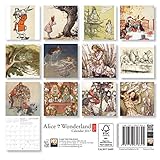 Image de British Library - Alice in Wonderland mini wall calendar 2017 (Art calendar)