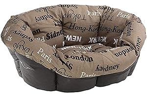 Ferplast Cuscino Imbottito per Cuccia Cani e Gatti SOFA' 2 CUSHION Materassino imbottito per letto Cane Interno, Beige, (LxWxH) 52x39x21 cm