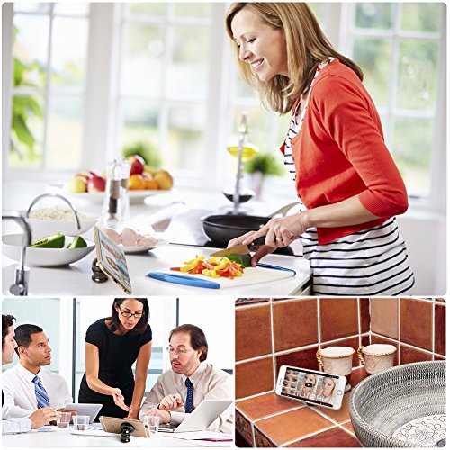 TechElec Soporte Movil Coche  Sostenedor Magn  tico de Tel  fonos M  viles  Rotaci  n de 360 grados  para Smartphone y Dispositivo GPS     Instalaci  n en cualquier Superficie Plana