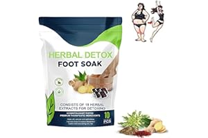 ASHOPFUN Oveallgo-Pro Herbal Detox Foot Soak Beads,Herbal Detox Cleansing Foot Soak Beads,Herbal Detox Origin Foot Soak Beads, Improves Blood Circulation (1box)