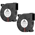 GDSTIME 2pcs 50mm Blower Fan 5V Centrifugal Cooling Fan 50 x 15mm 3500 RPM Case Cooler for 3D Printer Laptop Motherboard Exhaust Ventilation