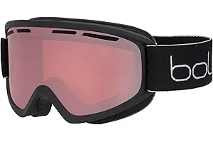 Bollé - FREEZE & PLUS Matte Black Ski Goggles Optimal vision, anti-fog and anti-scratch protection, double screen, ventilated frame