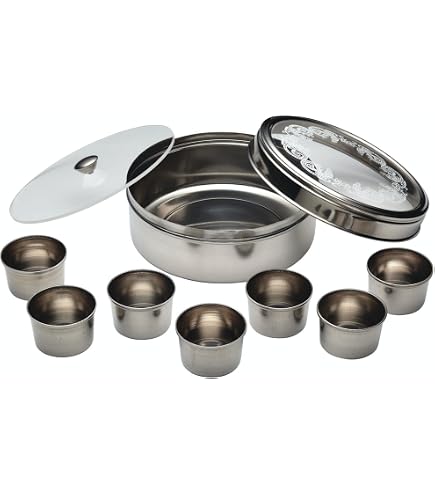 piedistallo acciaio inox per piccoli contenitori
