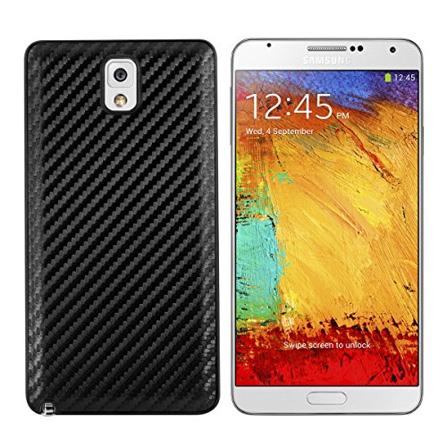 kwmobile Tapa para bater a con Aspecto de Carbono para el Samsung Galaxy Note 3 en Color Negro - complementa el dise o de su Samsung Galaxy Note 3 reviews kwmobile Tapa para bater a con Aspecto de Carbono para el Samsung Galaxy Note 3 en Color Negro - complementa el dise o de su Samsung Galaxy Note 3