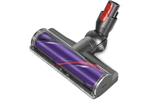 MoPei Replacement Brush with Direct Drive Compatible with Dyson V7 V8 V10 Motorhead/Absolute/Animal Vacuum Cleaner, Suitable for Carpets and Hard Floors
