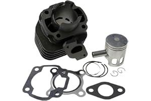 2EXTREME Zylinder + Kolben 50ccm kompatibel für ATU Explorer Spin GE 50, Race GT, CPI Aragon GP 50, Keeway RY8