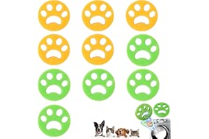 HXSYKJDM 10 Stück Tierhaarentferner Waschmaschine, Haustier Haarentferner für Wäsche, Hundehaare Waschmaschine Wäsche Haarfänger Waschmaschine für Hundehaar Katzenfell