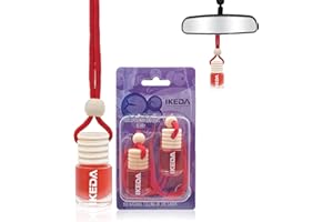 IKEDA SCENTS Car Air Fresheners for Women | Berry Smell Air Freshener Car | Strong Perfume Car Hanging Diffuser with Odour Eliminaor Technology | Car Accessories for Women | Car Scents Air Fresheners by Ikeda