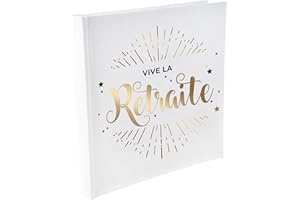 SANTEX Livre d'or retraite Blanc et or (x1)