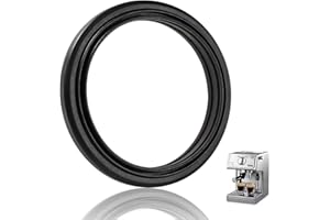 Lyeteung 47mm Anello Vapore in Silicone, Guarnizione Testa Gruppo, Guarnizione di Ricambio per Testa di Gruppo, Compatibile con Delonghi Dedica EC680/685, Nero