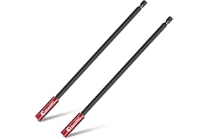 ColumPRO 2PCS 305mm Strong Magnetic Drill Bit Extension Holder for Impact Driver, 1/4" Hex Shank S2 Steel Magnetic Screwdriver Extension