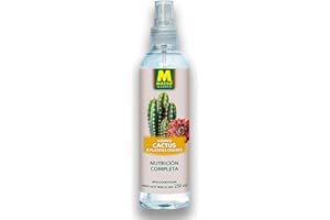 Abono Líquido Foliar para Cactus y Crasas PROFESIONAL para aplicar sobre ellas 250 ML | Fertilizante líquido para nutrir, reverdecer e hidratar en interior y exterior MUY EFECTIVO | Nexum Market