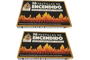 通用 ASGRADO 32 Caja Pastillas de Encendido Chimenea, Estufas y Barbacoas,Firelighters