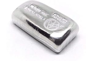 PRECIOUS & VALUABLE METALS / Lingote de Indio (In) de 1 onza (31 a 32 gramos) bellamente acuñado