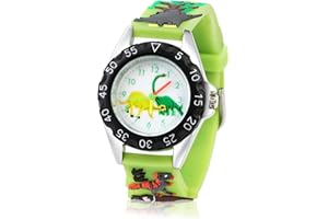 Vspek Montre Garçon Cartoon Watch for Boys, Toddler Watch, Conception de Dessin animé,Montre Enfant Numérique pour 3 Ans à 11 Ans Garçon, Best Gifts for Boys