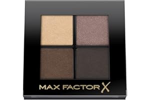Max Factor Colour X-Pert Soft Touch Palette Ombretti, 4 Ombretti dal Colore Intenso, Altamente Sfumabili, 003 Hazy Sands