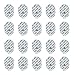 Price comparison product image FITOP 20 Pcs TENS EMS Snap On Electrode Pad with Super Gel