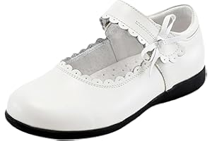 rismart Niñas Inteligente Bucle De Gancho Vestido De Escuela Charol Zapatos De Vestir