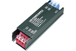 KSIBNW Transformador 220V a 24V Fuente Alimentacion, Ultra Fino LED Alimentación AC 220V a DC 24V 1A 24W Driver de Bajo Tensión Controlador de Voltaje Constante Conmutación Compacto para Tira LED