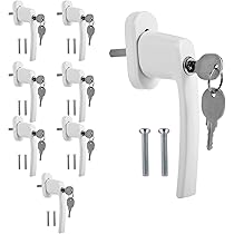 Poignée De Fenêtre ARON Verrouillable Blanc Adaptée Pour Basic/Basic /Comfort - Luxembourg