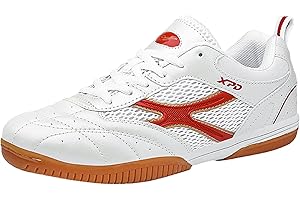 ZHENSI Scarpe da Ping Pong Uomo Donna Sneakers da Interno Antiscivolo Leggere Traspiranti Morbide per Bambini Adulti