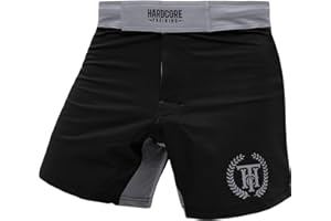 Hardcore Training Shorts de Combat Neocamp pour Hommes MMA Boxe Combat BJJ Grappling Fitness Muay Thai Kickboxing No Gi